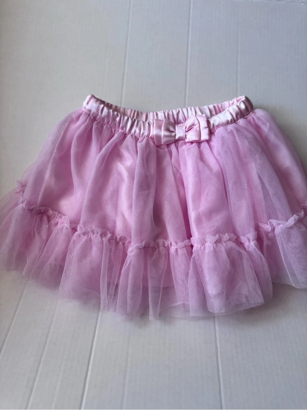 Gymboree Pink Tulle Ballet Skirt with Bow